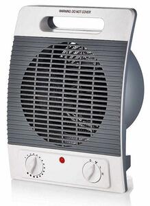 Вентилаторна печка Crown CFH-909V, 2000W, регулируем термостат, защита срещу прегряване, 2 степени на отопление, бял