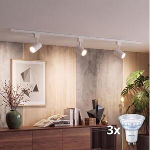 Philips - LED димируемо точково осветително тяло за шинна система EASYLINK 3xGU10/6,2W/230V 1m бяло