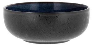 Черна/синя глинена рамен купичка Gastro Dark Blue/Black – Bitz