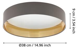 Eglo 99542 - LED Лампа за таван MASERLO LED/24W/230V