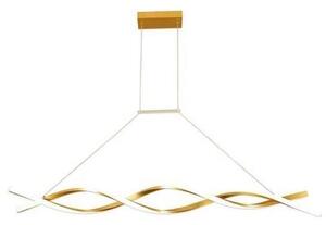 LED Пендел TWIST LED/37W/230V 4000K 120 см златист