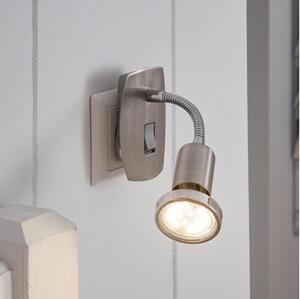 Eglo 902366 - LED осветително тяло за контакт MINI 1xGU10/2,8W/230V матов хром