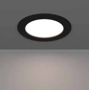 Eglo 901413-LED Вградено осветително тяло за баня FUEVA LED/6,3W/230V Ø 11,9 cm IP44 черно