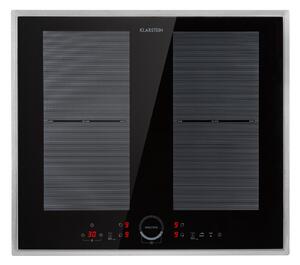 Klarstein Delicatessa 60 Prime, индукционен плот, 4 зони, 7000W, таймер, черен