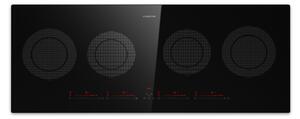 Klarstein Masterzone Slim Round, индукционен плот, макс. 7200 W, вграден, 4 зони