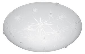 Плафониера ИСКРИ LED, ø400, бял гланц, 18W, 4000K