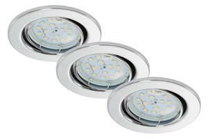 Briloner 7220-038 - К-кт 3бр. LED лунички за вграждане в баня FIT 1xGU10/5W/230V