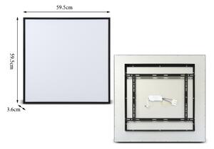 Brilagi - LED Плафониера SLIMFRAME LED/58W/230V 60x60 см черен