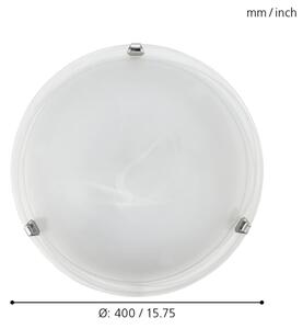 Eglo 7184 - Плафон SALOME 2xE27/25W/230V с алабастрово стъкло