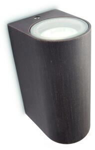 Philips 17102/86/PN - Екстериорна Стенна лампа NIGHTINGALE 2xGU10/35W/230V IP44