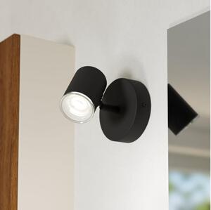 Eglo 901964- Стенен точков аплик за баня CONSUMA 1xGU10/5W/230V IP44 черен