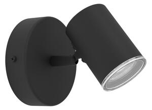 Eglo 901964- Стенен точков аплик за баня CONSUMA 1xGU10/5W/230V IP44 черен