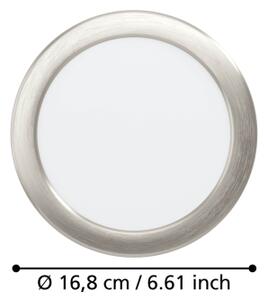Eglo 901406 - LED вградено осветително тяло FUEVA LED/10,5W/230V Ø 16,8 см хром