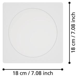 Eglo 901401 - LED вградено таванно осветително тяло FUEVA LED/10,5W/230V 16,6x16,6 cm бяло