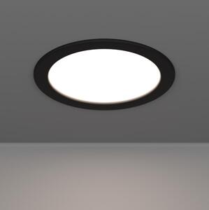 Eglo 901414-LED Вградено осветително тяло за баня FUEVA LED/10,5W/230V Ø 16,8 см IP44 черно