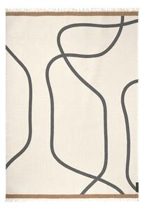 Кремаво одеяло 130x175 cm Shadow – Mette Ditmer Denmark