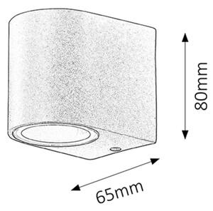 Rabalux 8029 - Екстериорна Стенна лампа CHILE 1xGU10/35W/230V IP44