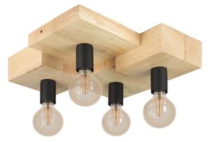 Eglo 43798 - Плафон HALKIN 4xE27/40W/230V
