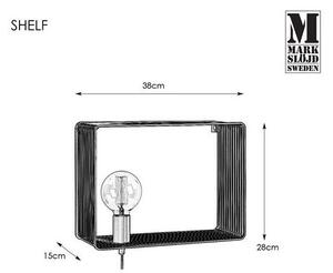 Markslöjd 107814 - Стенна лампа SHELF 1xE27/60W/230V