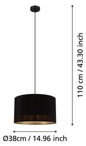 Eglo 99273 - Полилей на въже ESTEPERRA 1xE27/40W/230V