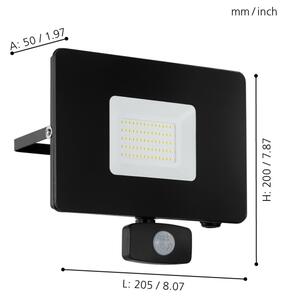 Eglo 97463 - LED Рефлектор със сензор FAEDO 3 LED/50W/230V IP44