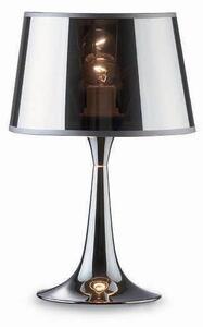 Ideal Lux - Настолна лампа LONDON 1xE27/60W/230V лъскав хром