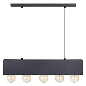 Markslöjd 107037 - Полилей на верижка COUTURE 5xE27/40W/230V черна
