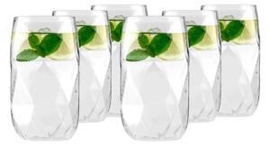 Стъклени чаши в комплект 6 бр. от боросиликатно стъкло 400 ml Geo – Vialli Design