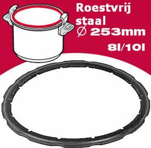 Уплътнение за тенджера под налягане SEB Ø 25,3 cm Метал Неръждаема стомана