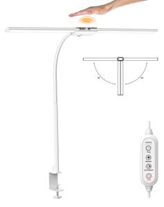 Top Light - LED димируема настолна лампа с щипка LYRA LED/18W/230V 3000-6500K бяла
