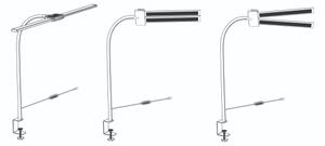 Top Light - LED димируема настолна лампа с щипка LYRA LED/18W/230V 3000-6500K черна
