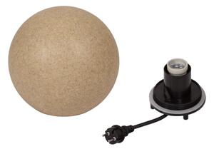 Kanlux 45934 - Външна лампа STONO 1xE27/15W/230V Ø 20 см IP65 бежова