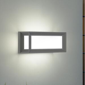 Brilagi - Външно настенно осветително тяло PARKER 1xE27/60W/230V сиво IP44
