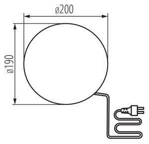 Kanlux 45934 - Външна лампа STONO 1xE27/15W/230V Ø 20 см IP65 бежова