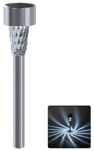 Aigostar - LED соларно осветително тяло LED/2V IP44 40 mAh матов хром