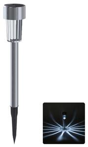 Aigostar - LED соларна лампа LED/2V IP44 40 mAh матов хром