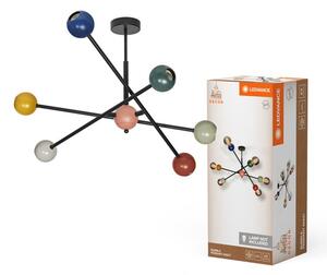 Полилей Ledvance Decor Bubble Pendant 6XE27 Multicolor, 240V, IP20, черен