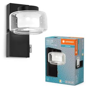 Аплик Ledvance Orbis Flame Click CCT IP44, за стена, 5.5W, 350 lm, 4000K, черен