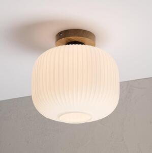 Таванно осветително тяло HARMA WOOD 1xE27/15W/230V дъб/бял Ø 25 см