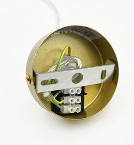 Polилей на кабел SOLARI 9xE14/15W/230V златист/опушено черно