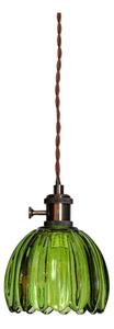 Cottex 8400100-2501 - Висяща лампа на кабел с щепсел NORA 1xE14/5W/230V зелена