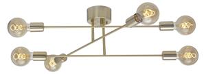Cottex P7216BM - Полилей за повърхностен монтаж BATON 6xE27/60W/230V месинг