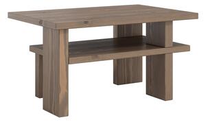 Кафява масичка за кафе от масивен бор 45x68 cm Japan – Karup Design