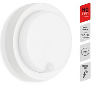 Telefunken - външно стенно LED осветително тяло със сензор LED/12W/230V IP44 бяло