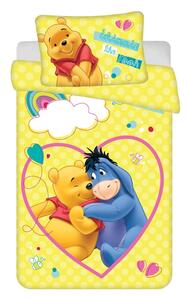 Жълто памучно детско спално бельо 135x100 cm WTP "Smile" – Jerry Fabrics