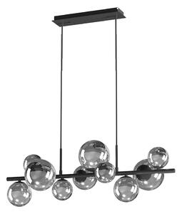 ONLI - Полилей на кабел PALOMA 10xG9/3W/230V черен/димчат