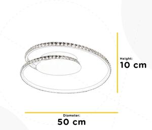 ONLI - LED Плафониера EDEN LED/26W/230V 4500K Ø 50 cm бял