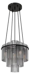 Globo 15698H2 - Пендел GORLEY 5xE14/40W/230V черен