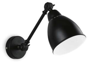 Ideal Lux - Настенна лампа NEWTON 1xE27/42W/230V черна
