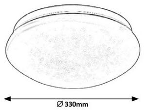 Rabalux 3937 - LED Плафониера LUCAS LED/18W/230V 330mm